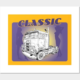 Kenworth truck design Posters and Art